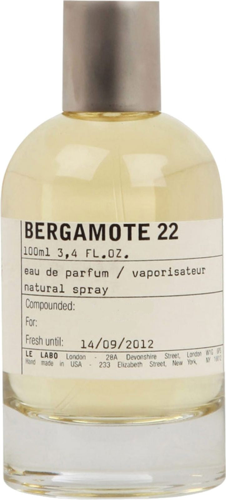 Le Labo Bergamote 22 Eau De Parfum